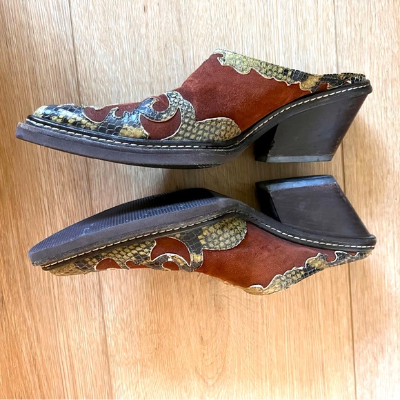 Donald Pliner Womens Size 6 Western Mule Couture Clogs - Picture 11 of 16